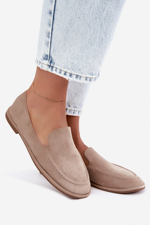 Mocasines para mujeres color arena Mireliah
