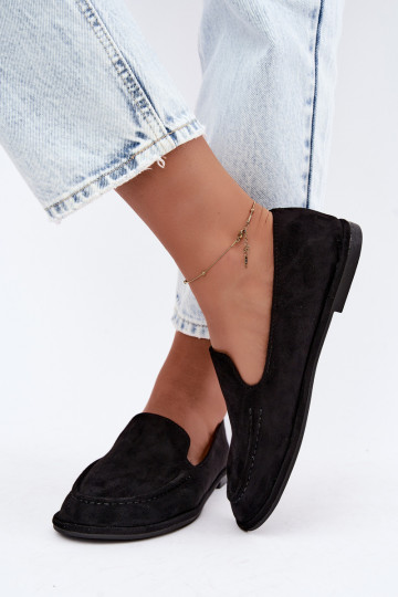 Mocasines para mujeres color negro Mireliah 2