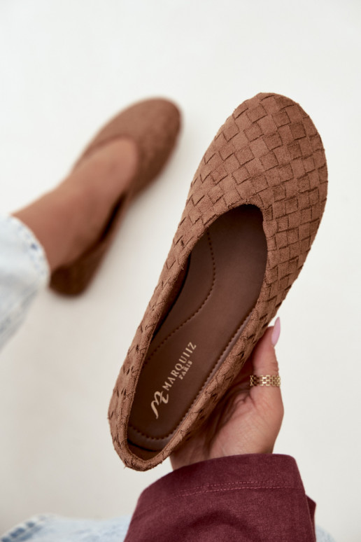 Bailarinas marrones con patrones Larelle