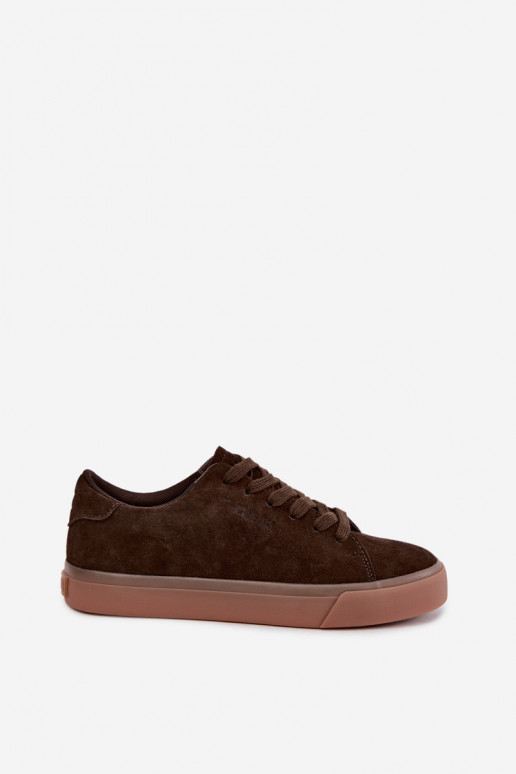 Zapatillas de mujer Big Star UU274243 color chocolate