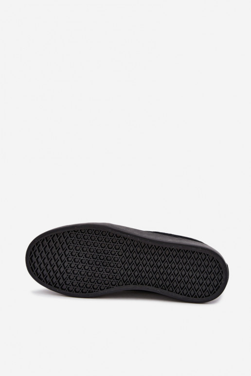 Zapatillas de ante negras aisladas para hombre Big Star UU174118