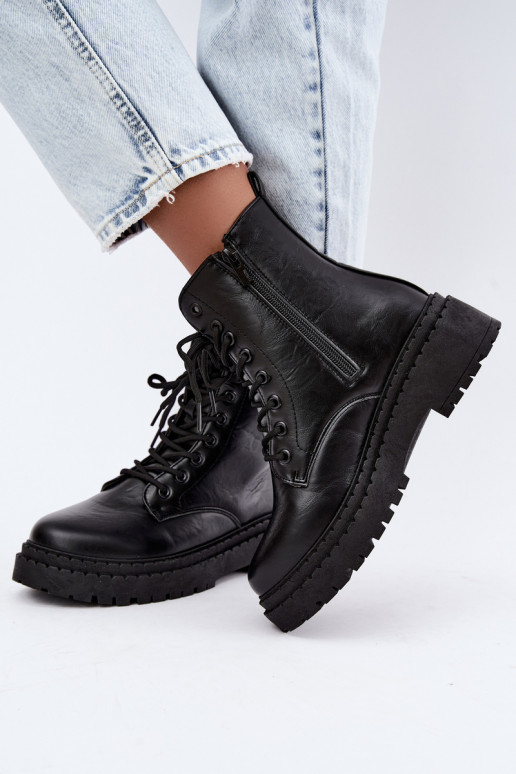 Botines de mujer Big Star UU274816 en negro