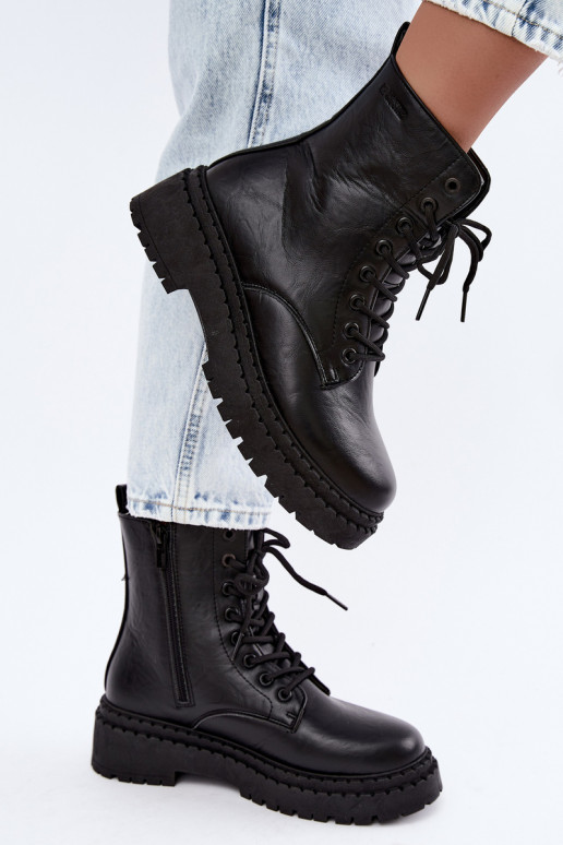 Botines de mujer Big Star UU274816 en negro