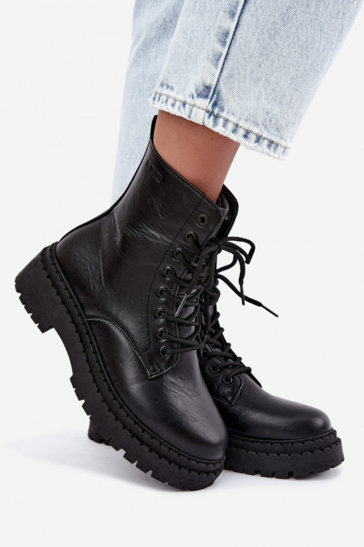 Botines de mujer Big Star UU274816 en negro