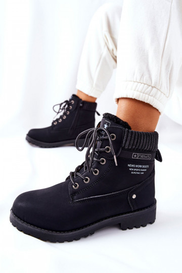 Botines negros para mujer Grunders