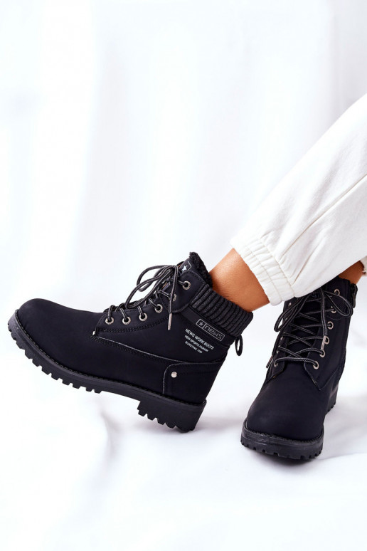 Botines negros para mujer Grunders