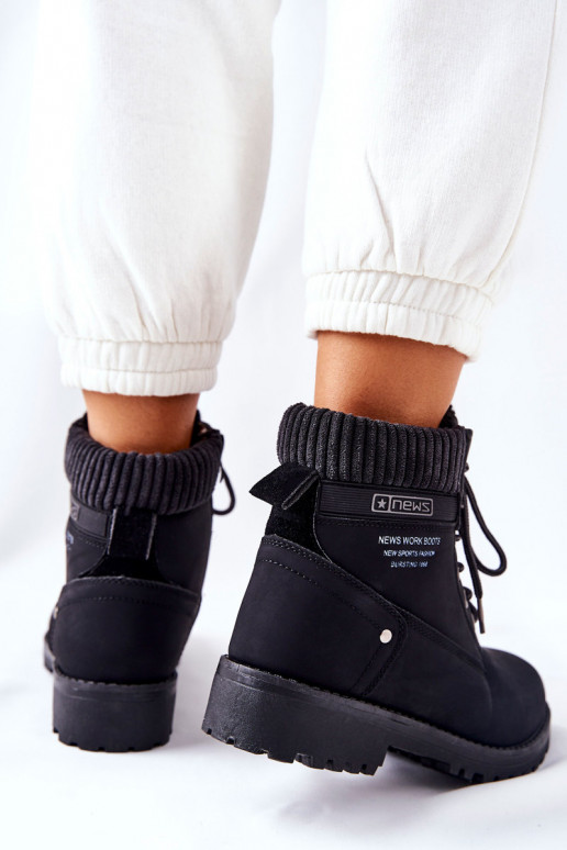 Botines negros para mujer Grunders