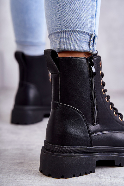 Botines aislados negros para mujer Dorchen