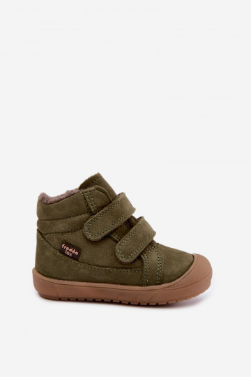 Botas de invierno de cuero para niños Froddo G2110138 verdes 2