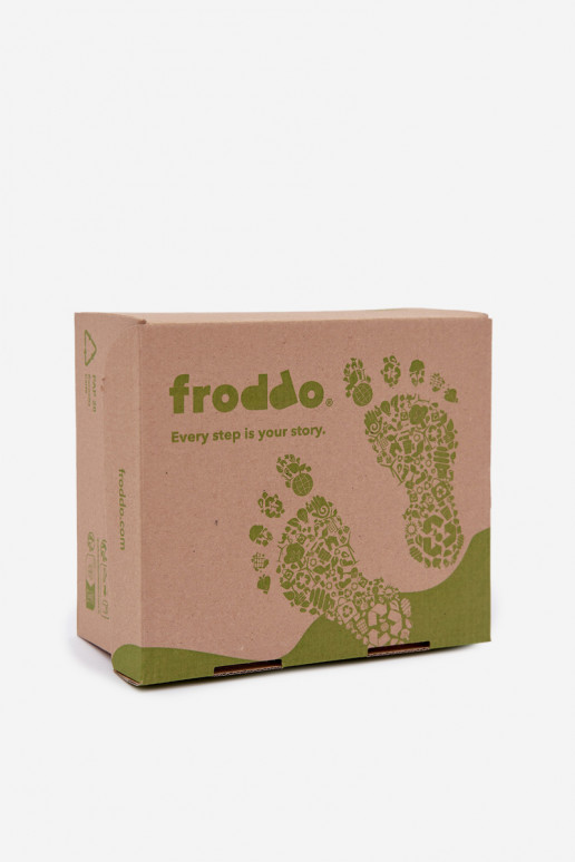 Calzado de ante para niños Barefoot Froddo G3110266-20 negro