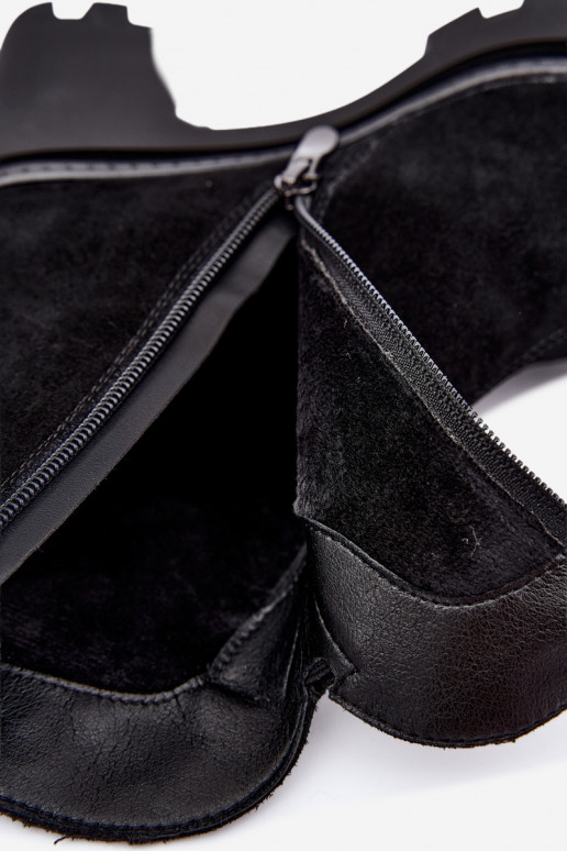 Zapatos aislados de ante sintético con tacones T.Sokolski SH Z26-428 negro