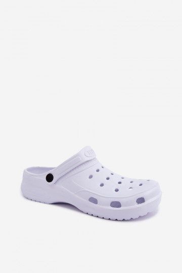 Chanclas ligeras para hombre blancas Adriah