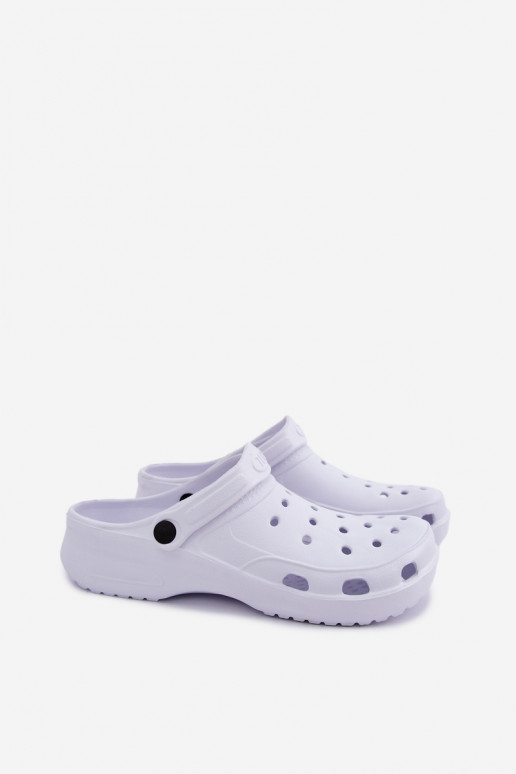 Chanclas ligeras para hombre blancas Adriah