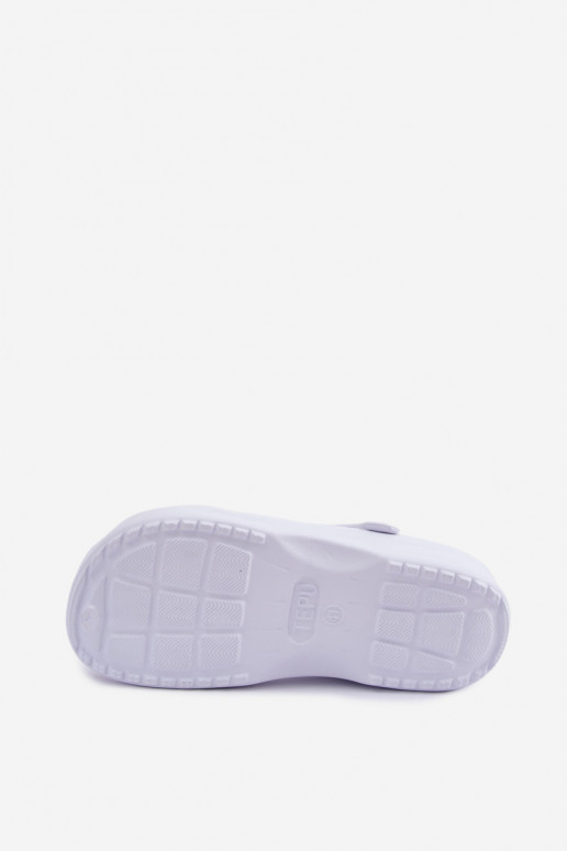 Chanclas ligeras para hombre blancas Adriah