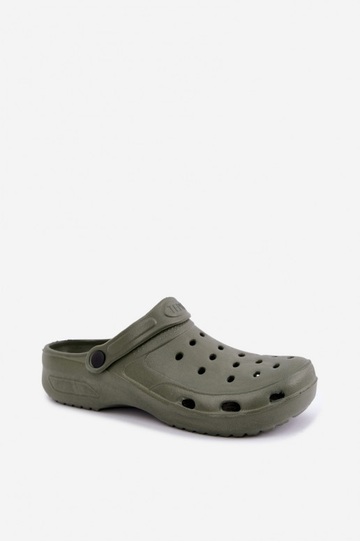 Chanclas ligeras para hombre caqui Adriah