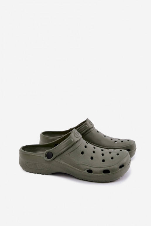 Chanclas ligeras para hombre caqui Adriah