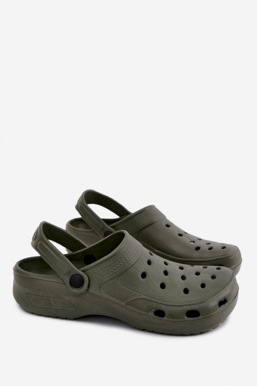 Chanclas ligeras para hombre caqui Adriah