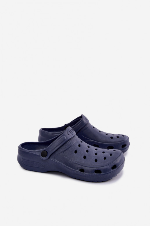 Chanclas ligeras para hombre azul oscuro Adriah