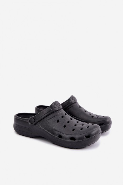 Chanclas ligeras para hombre negras Adriah