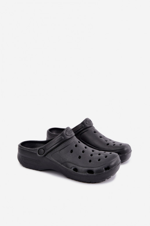 Chanclas ligeras para hombre negras Adriah