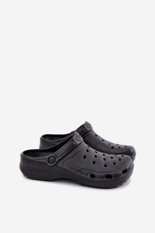 Chanclas ligeras para hombre negras Adriah