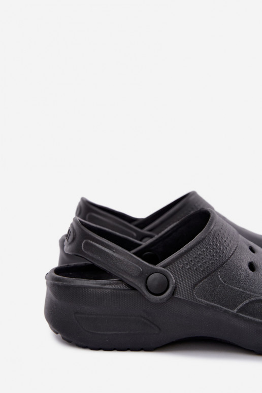 Chanclas ligeras para hombre negras Adriah
