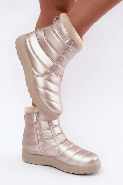 Botines aislados de mujer en color arena Mezyss