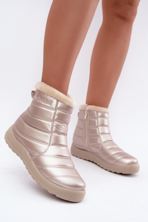 Botines aislados de mujer en color arena Mezyss