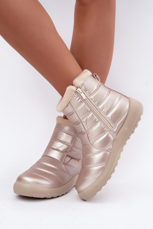 Botines aislados de mujer en color arena Mezyss
