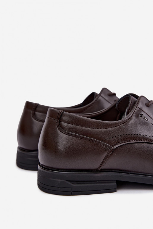Zapatos elegantes para hombre, marrón oscuro Calven