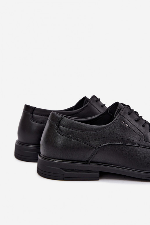 Zapatos elegantes para hombre, negros Calven