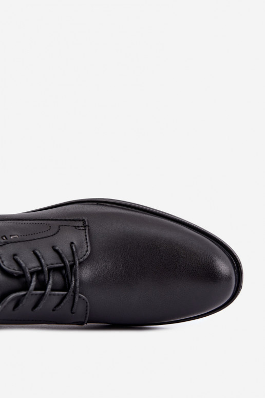 Zapatos elegantes para hombre, negros Calven