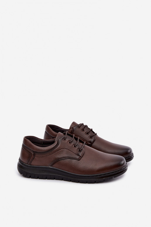 Zapatos de hombre marrón oscuro Varell