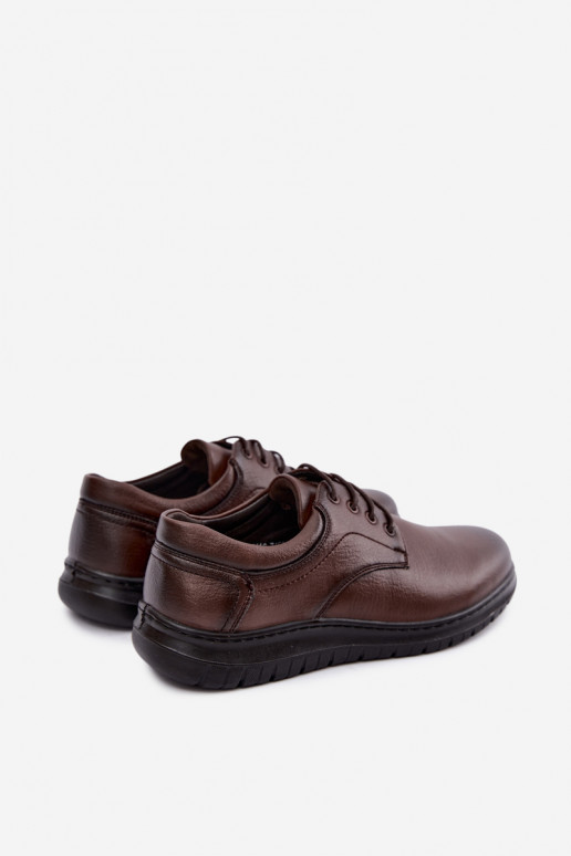 Zapatos de hombre marrón oscuro Varell