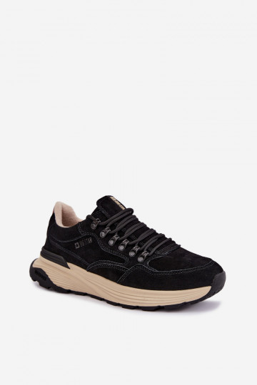 Zapatillas de ante para hombre Big Star OO174321 negras