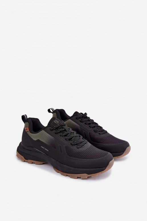 Zapatos deportivos para hombre Trekas verde-negro CarroĮ