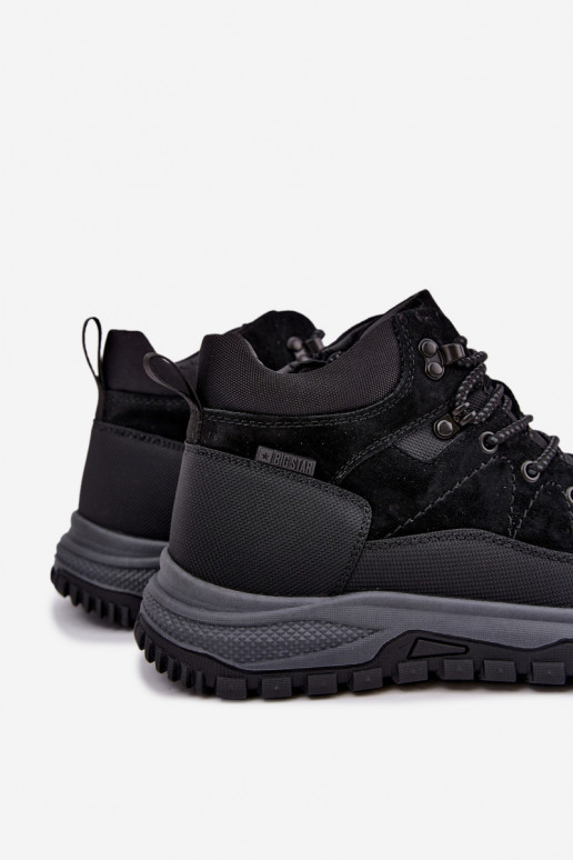 Botas aisladas de ante para hombre Big Star UU174246 negras