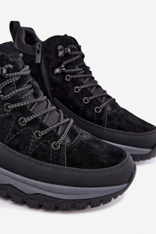 Botas aisladas de ante para hombre Big Star UU174246 negras