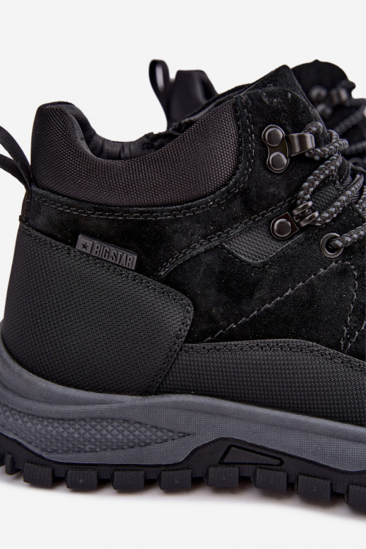 Botas aisladas de ante para hombre Big Star UU174246 negras
