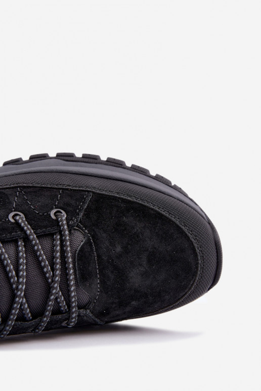 Botas aisladas de ante para hombre Big Star UU174246 negras