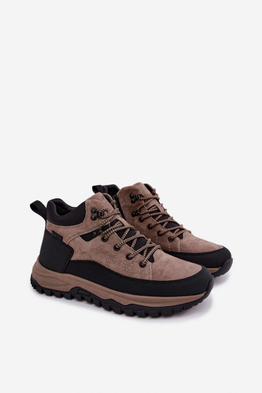 Botas aisladas de ante para hombre Big Star UU174247 beige