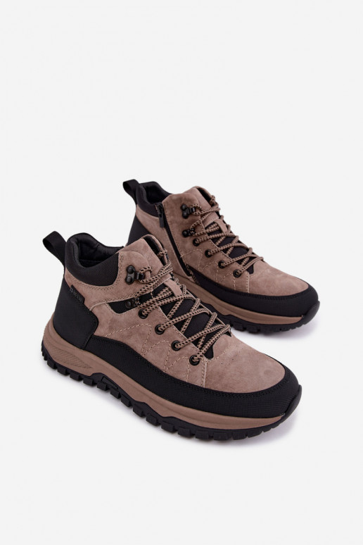 Botas aisladas de ante para hombre Big Star UU174247 beige