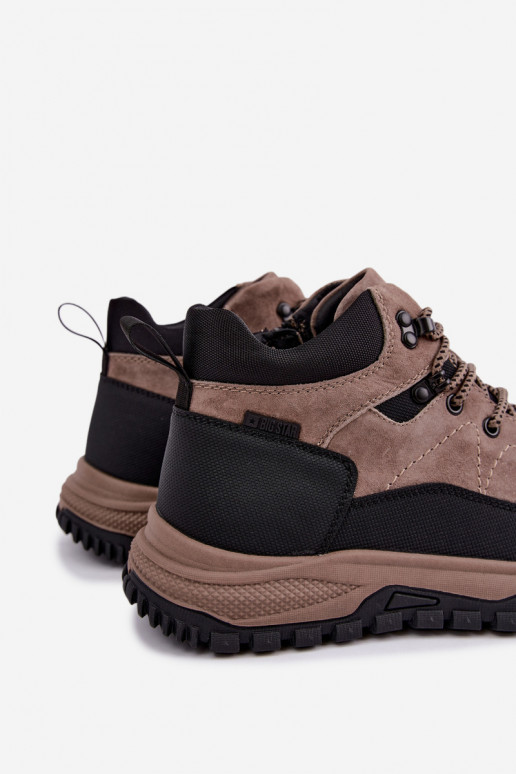 Botas aisladas de ante para hombre Big Star UU174247 beige
