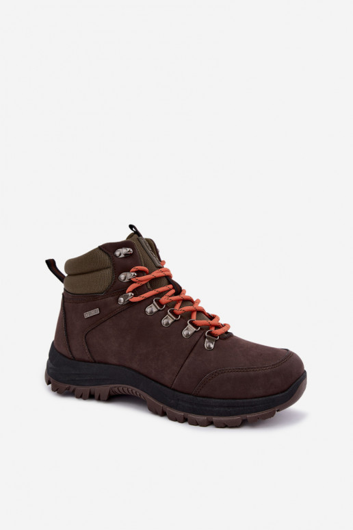 Botas de senderismo para hombre Big Star UU174195 HI-Poly System marrón oscuro