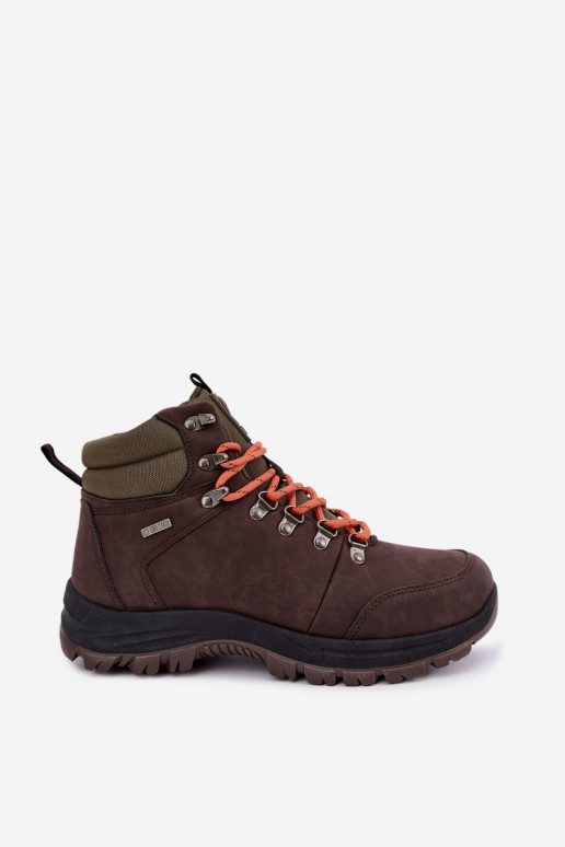 Botas de senderismo para hombre Big Star UU174195 HI-Poly System marrón oscuro