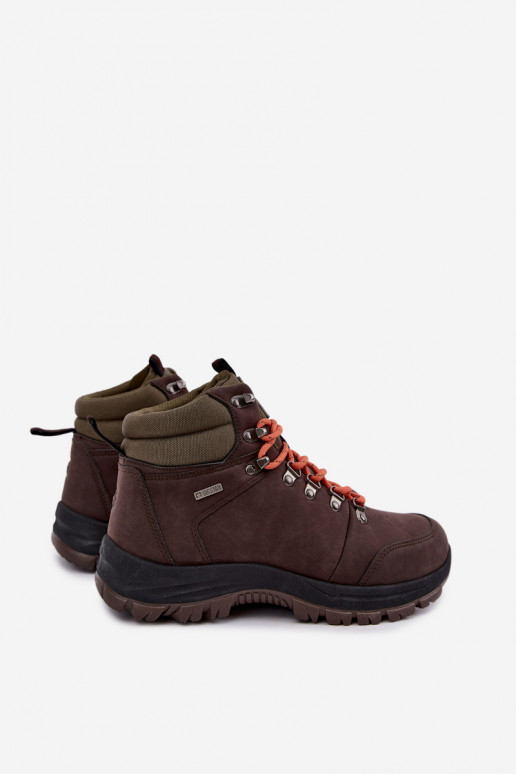 Botas de senderismo para hombre Big Star UU174195 HI-Poly System marrón oscuro