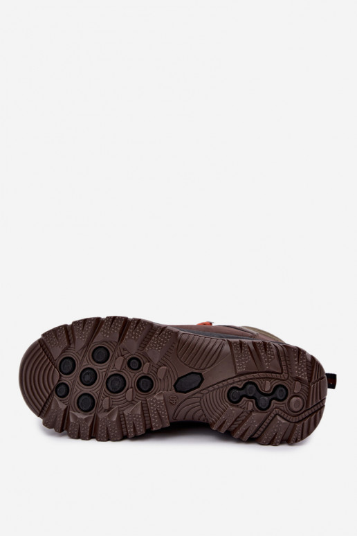 Botas de senderismo para hombre Big Star UU174195 HI-Poly System marrón oscuro