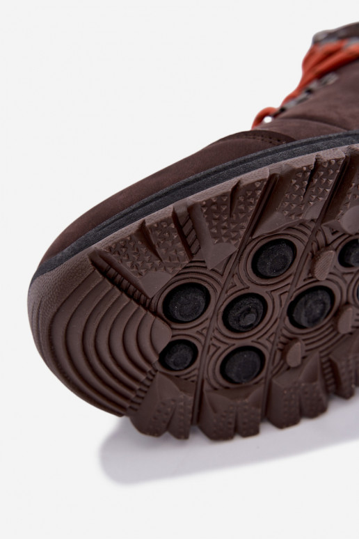 Botas de senderismo para hombre Big Star UU174195 HI-Poly System marrón oscuro