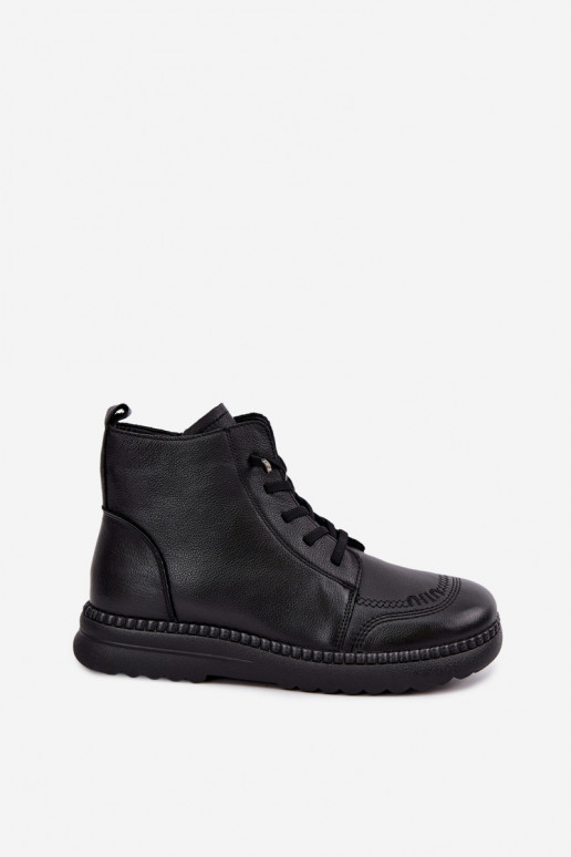 Botines cálidos para mujer Vinceza 107249 negros