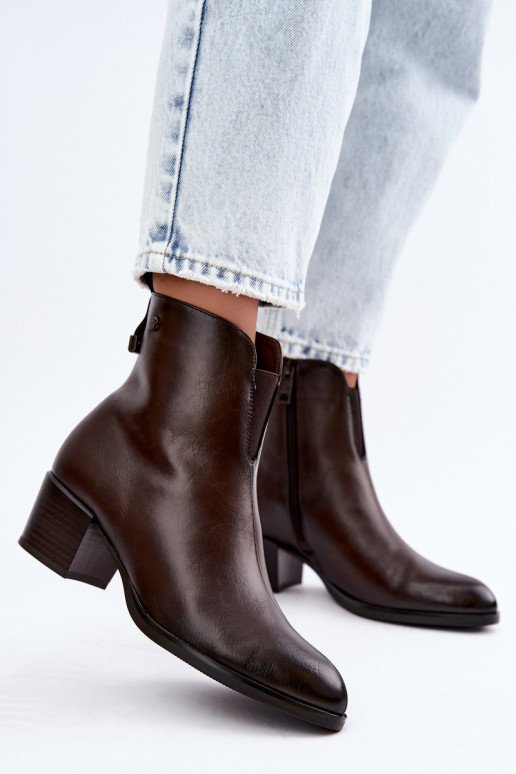 Botines aislados Klocke Vinceza 58654 en color chocolate